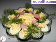 снимка 1 към рецепта Ладийки от яйца с ремулада