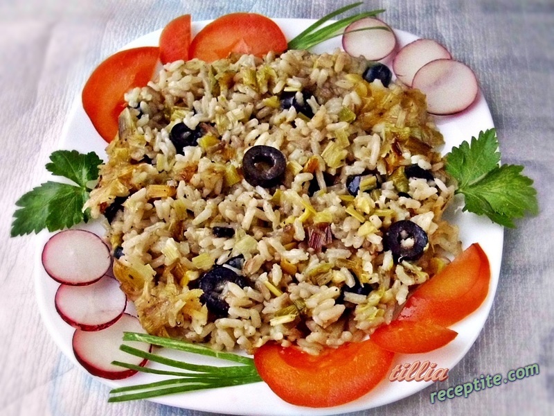 Снимки към Маслини с ориз на фурна