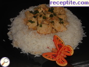 Пиле къри с ориз басмати