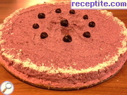 снимка 4 към рецепта Сладоледена веган малиново-боровинкова торта