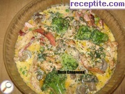 снимка 1 към рецепта Пиле жулиен със зеленчуци на фурна