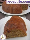 снимка 3 към рецепта Постен кекс със сладко от кайсии