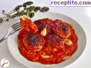 снимка 4 към рецепта Кюфтета с доматен сос на фурна