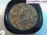 снимка 4 към рецепта Спаначена супа с варена застройка