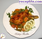 снимка 6 към рецепта Пиле с батати и зеленчуци на фурна