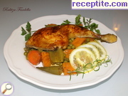 снимка 5 към рецепта Пиле с батати и зеленчуци на фурна