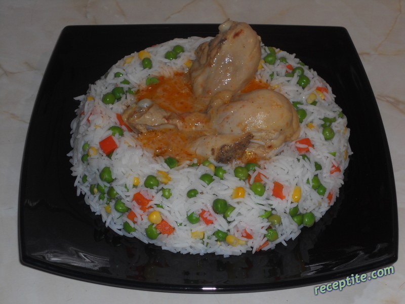Снимки към Пиле къри с ориз басмати