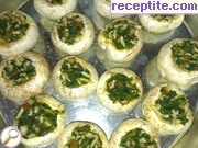 снимка 1 към рецепта Пълнени печурки със спанак