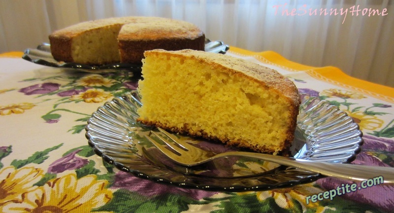 Снимки към Лимонов кекс с крема сирене