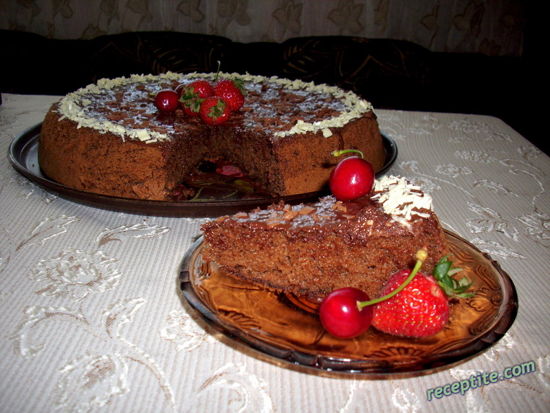 Снимки към Шоколадов кекс с череши
