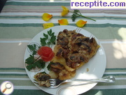 снимка 2 към рецепта Пилешко филе с картофи и гъби