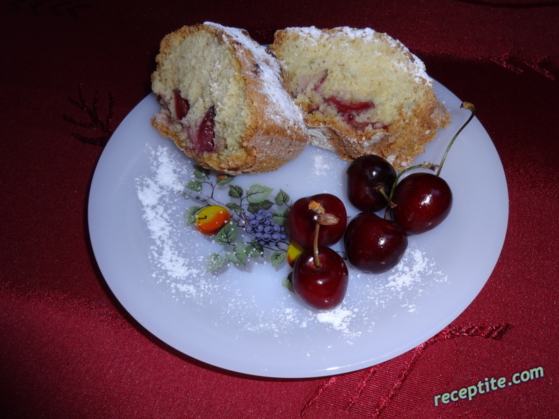 Снимки към Лесен кекс с череши