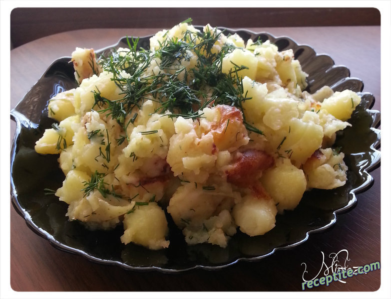 Снимки към Друсани пресни картофки