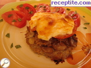 снимка 4 към рецепта Мързеливо месо по Френски с гъби и домати