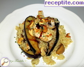 снимка 2 към рецепта Топла салата от марокански кус-кус и пилешко филе