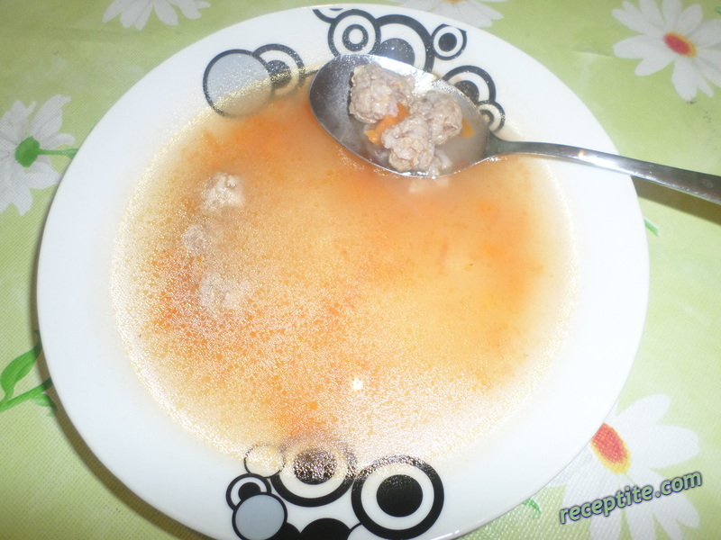 Снимки към Супа топчета с ориз
