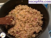 снимка 2 към рецепта Ориз с шунка и чесън по китайски