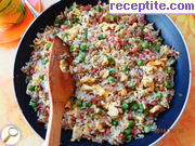 снимка 3 към рецепта Ориз с шунка и чесън по китайски
