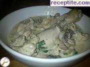 снимка 1 към рецепта Пиле със сметанов сос и сирена