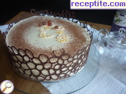 снимка 2 към рецепта Торта с маскарпоне мус и сладко от диви ягоди