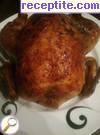 снимка 1 към рецепта Пълнено пиле с ориз и гъби