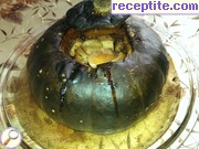 снимка 5 към рецепта Печена пълнена тиква с локум, ядки и плодове