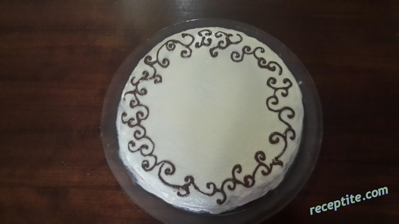 Снимки към Крем за шпакловка на торти