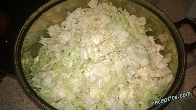 Снимки към Салата от зеле и моркови с майонеза
