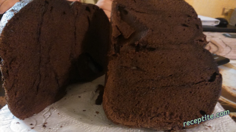 Снимки към Какаов кекс в хлебопекарна