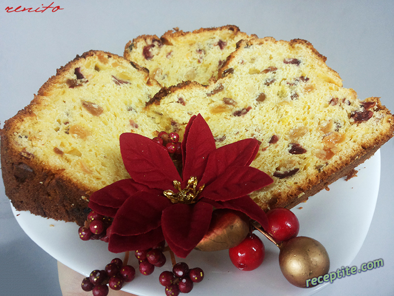 Снимки към Коледен кекс Панетоне в хлебопекарна