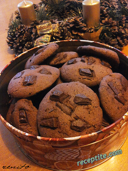 Снимки към Американски бисквити с шоколад Cookies