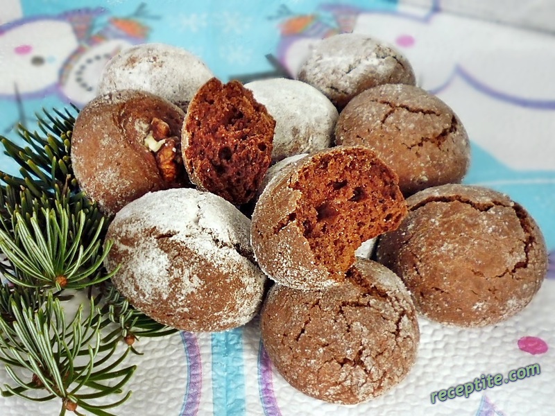 Снимки към Какаови напукани сладки