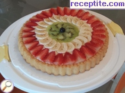 снимка 2 към рецепта Плодова пита с пресни плодове