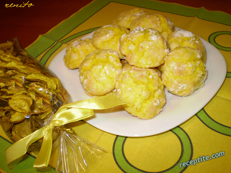 Снимки към Лимоново-кокосови напукани сладки