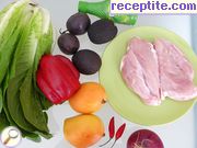 снимка 1 към рецепта Салата с пиле, манго и маракуя