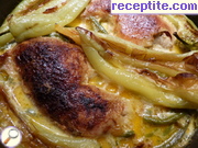 снимка 3 към рецепта Пилешки бутчета със зелен фасул и сметана