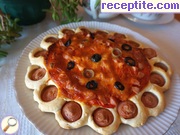 снимка 20 към рецепта Пица Цвете