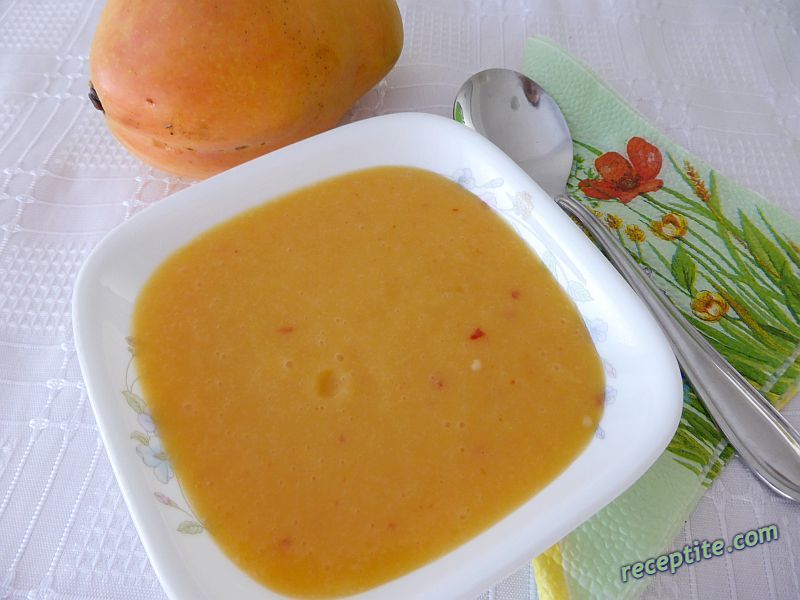 Снимки към Свежа супа с манго