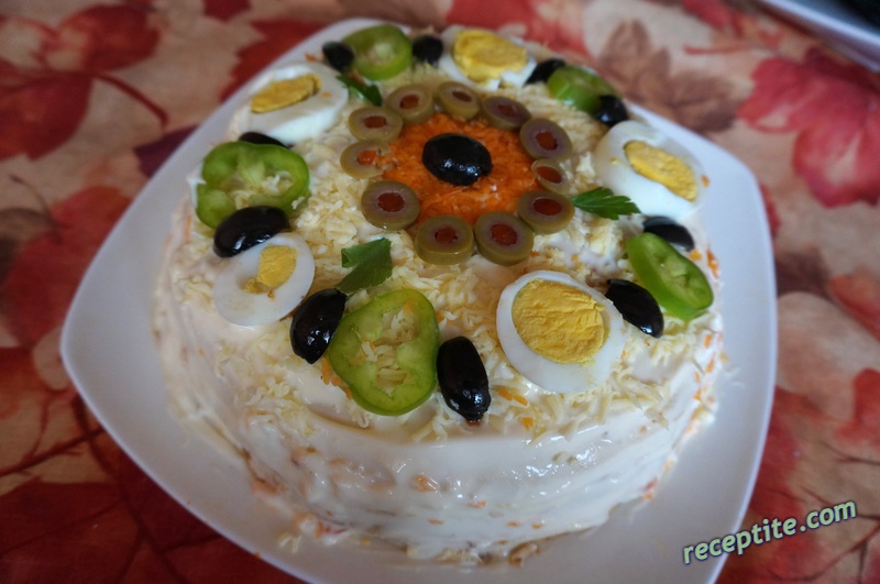 Снимки към Солена палачинкова торта