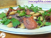 снимка 1 към рецепта Бобена салата с луканка