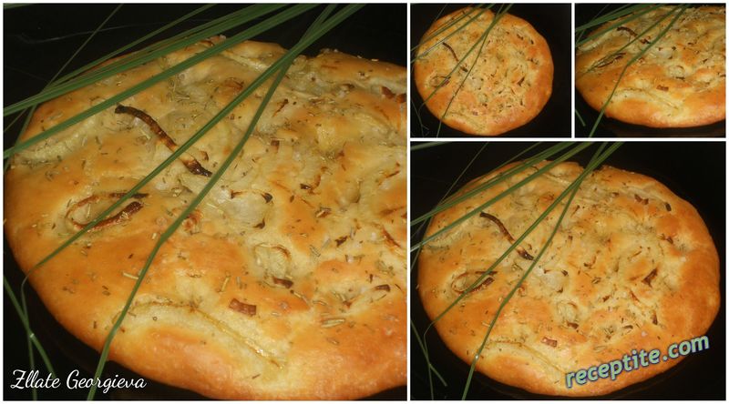 Снимки към Фокача Дженовезе (Focaccia Genovese)