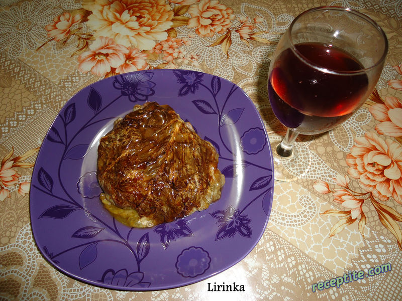 Снимки към Пържоли в зелев лист