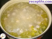 снимка 4 към рецепта Супа топчета на баба