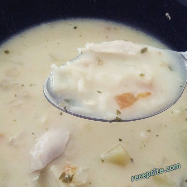 Снимки към Пилешка супа с буквички
