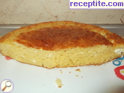 снимка 1 към рецепта Сусамов солен кекс със сирене и кашкавал