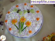 снимка 1 към рецепта Солена торта - въздушна салата