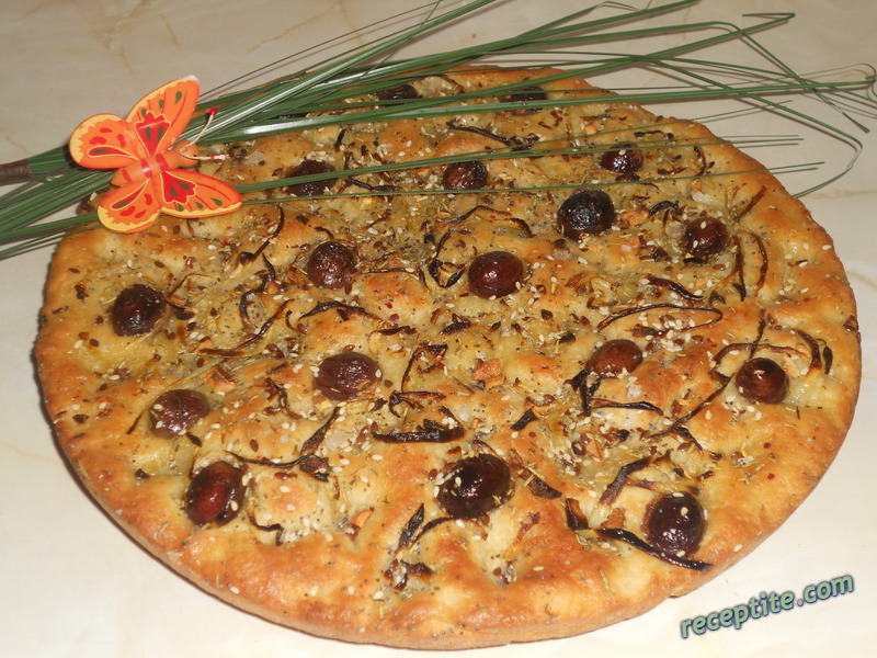 Снимки към Фокача Дженовезе (Focaccia Genovese)