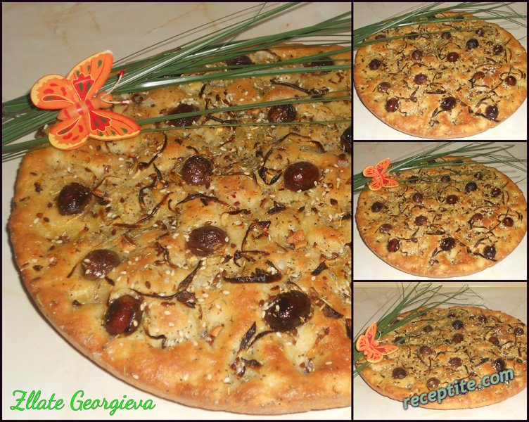 Снимки към Фокача Дженовезе (Focaccia Genovese)