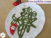 снимка 6 към рецепта Зелени палачинки с плънка от сирене Дунавия