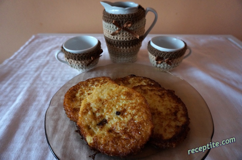 Снимки към Холандски пържени филийки с канела (Wentelteefjes)